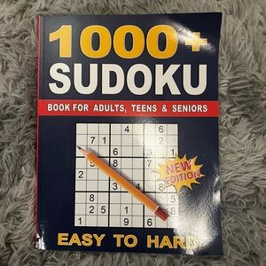 1000+ Sudoku Puzzle Book - brand new